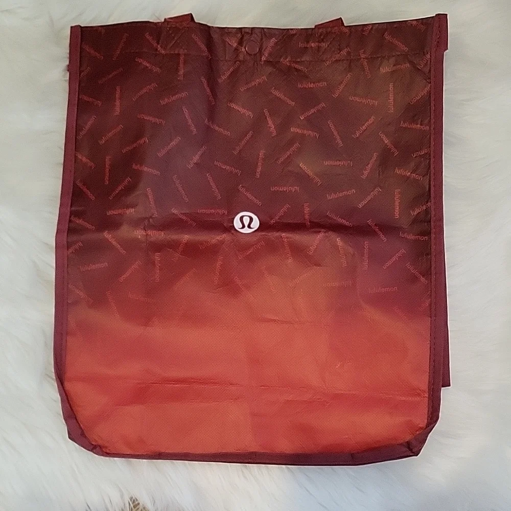 Lululemon athletica bundle of Red, Black, White, Green Tote Bags